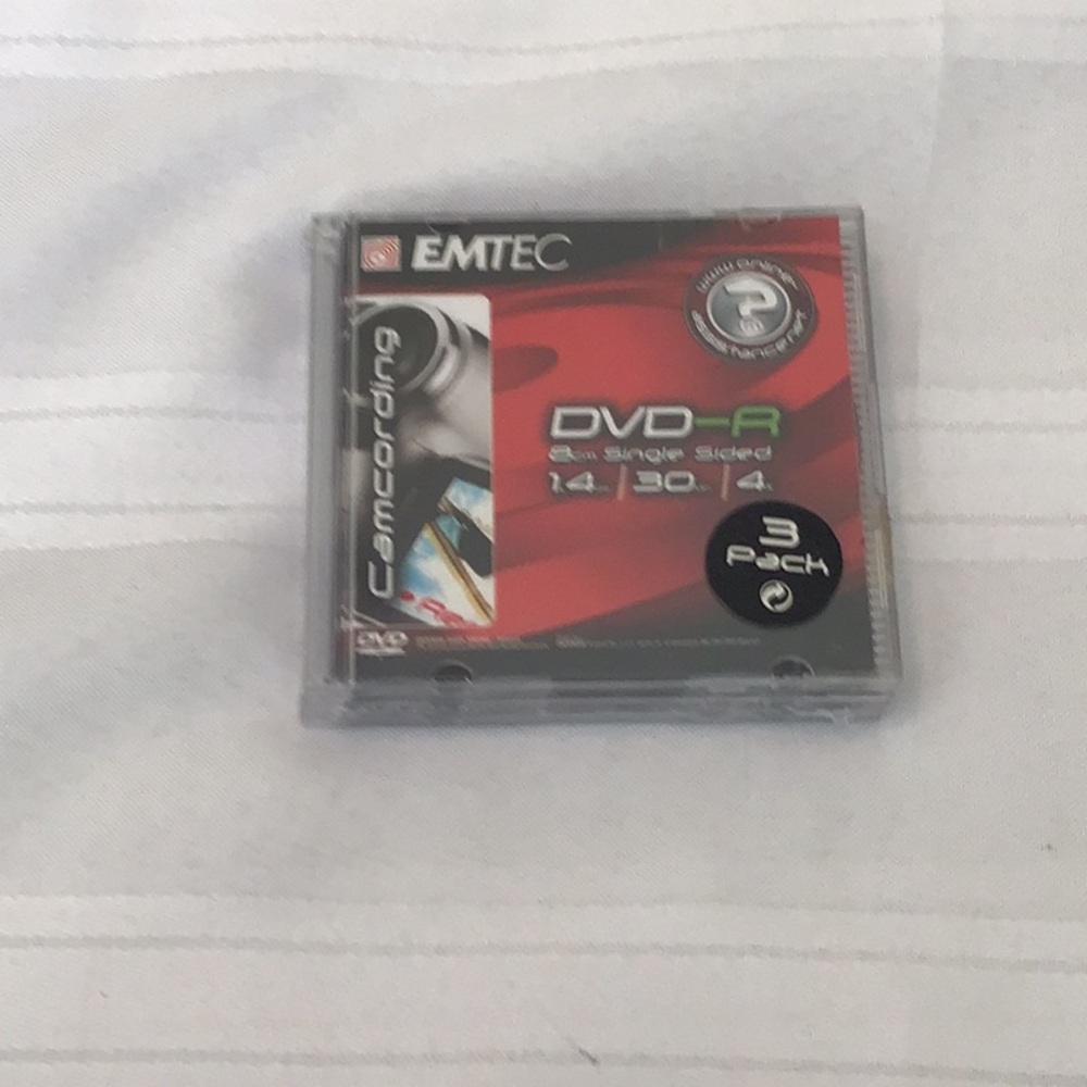 EMTEC DVD-R 3 Pack sealed